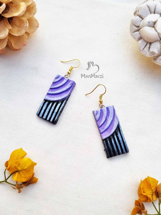 Handcrafted Geometric Pattern Earrings for a Stylish Fusion of Art and Fashion