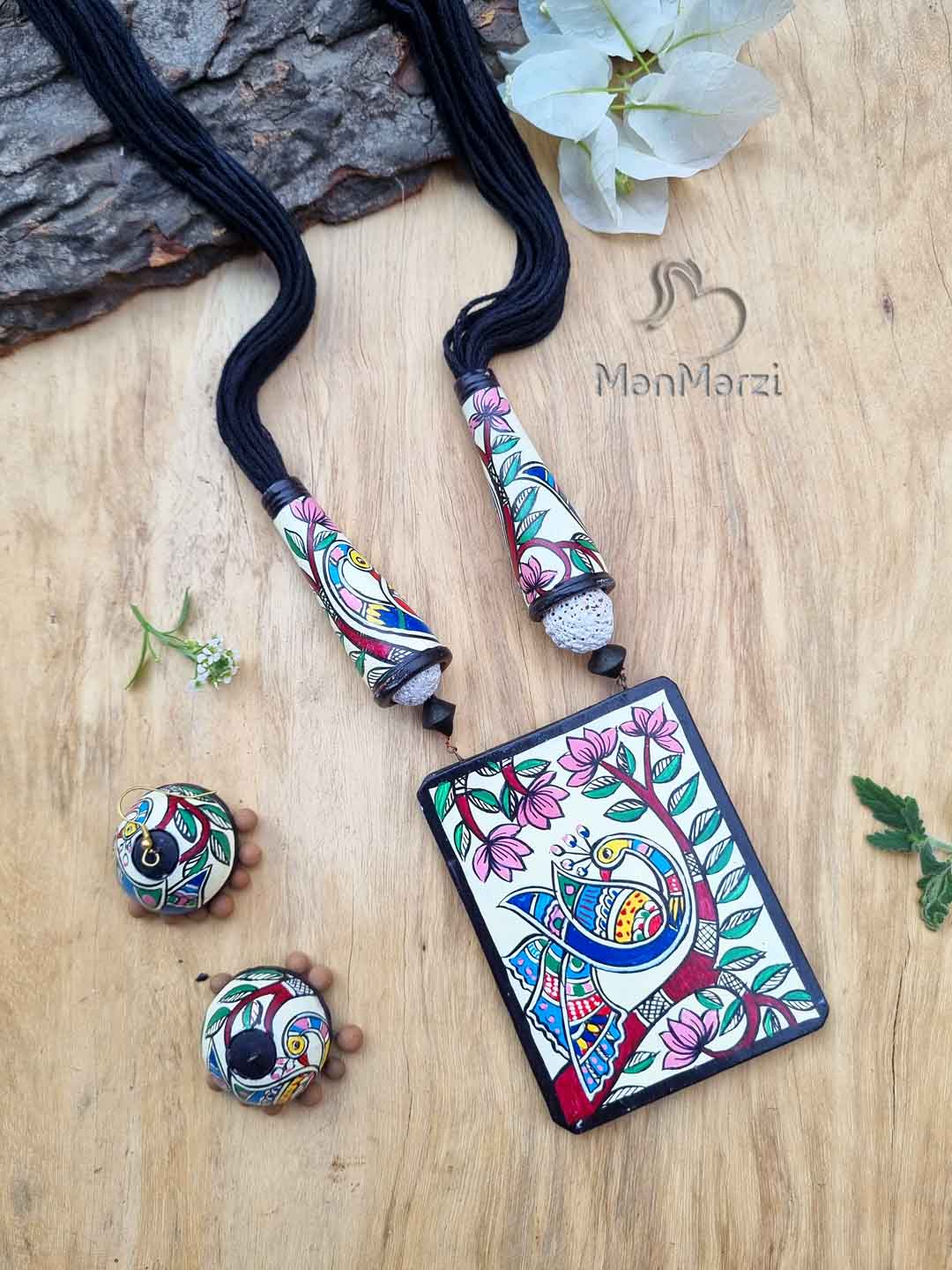 Handcrafted Ethnic Terracotta Jewellery Set handcrafted