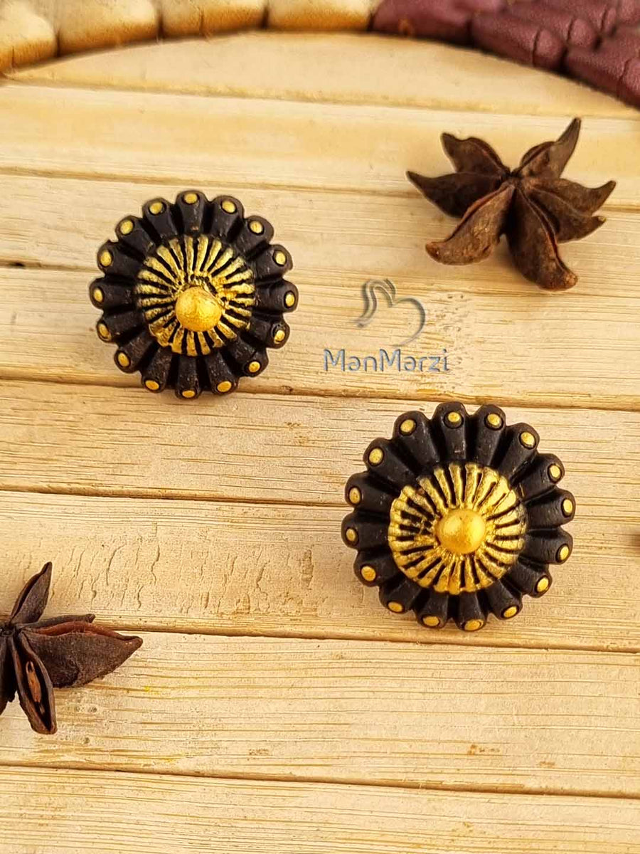 Terracotta earrings online shopping Clearance