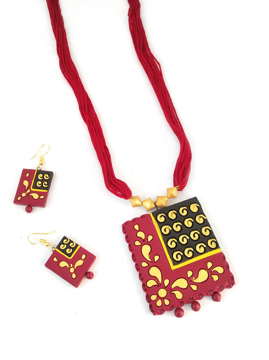 Ethnic Terracotta  Jewellery Set
