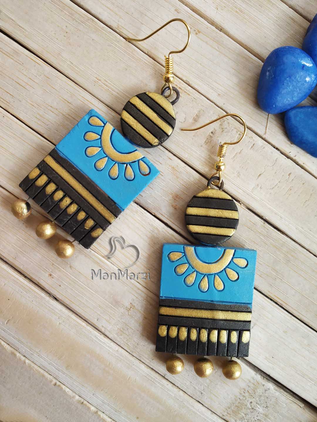 Beautifully Crafted Terracotta Earrings for Women - Main Image