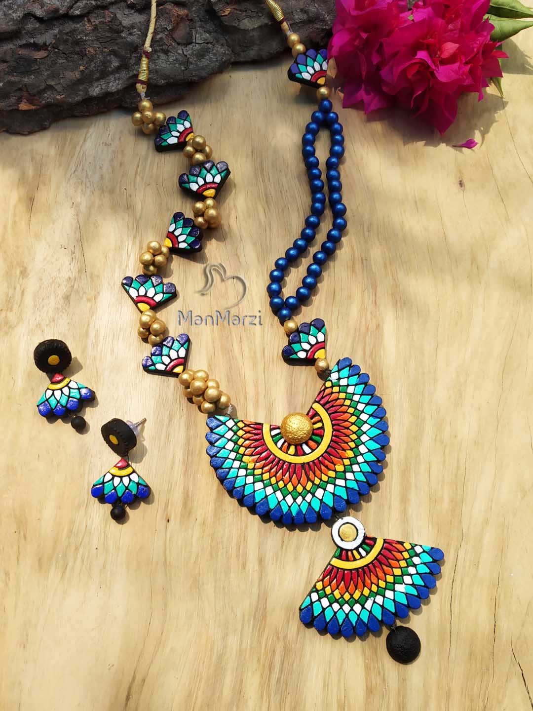 Terracotta hot sale earring designs