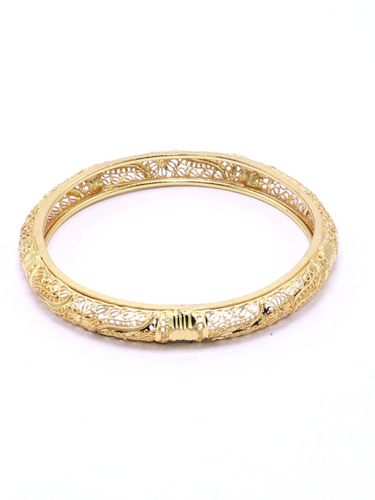 Pack of 2 Gold Plated Bangles from Shree Hari - ManMarzi