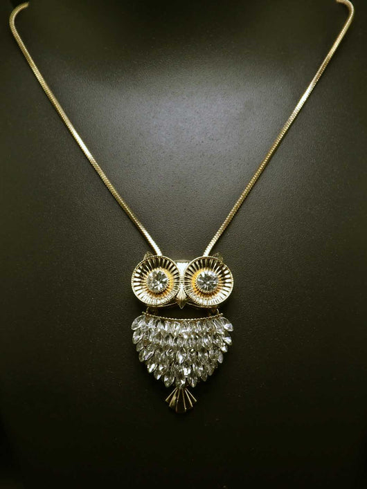 Owl Pendant With Chain - ManMarzi