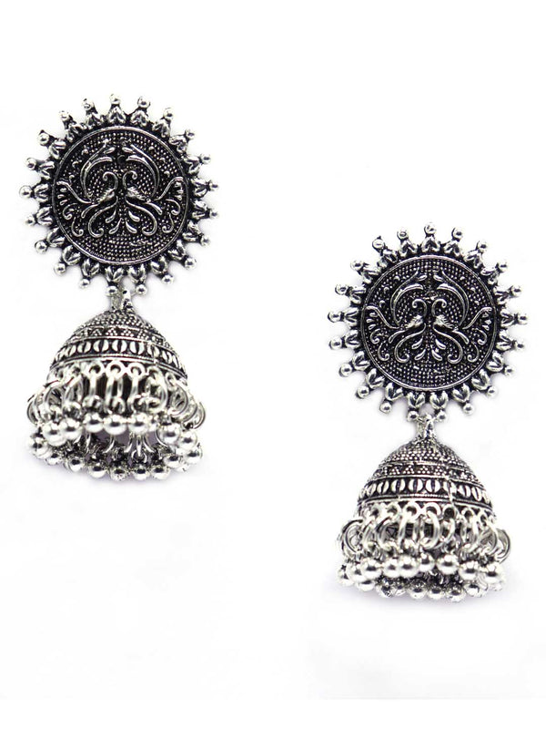 Circular Shaped Jhumka Earrings - ManMarzi