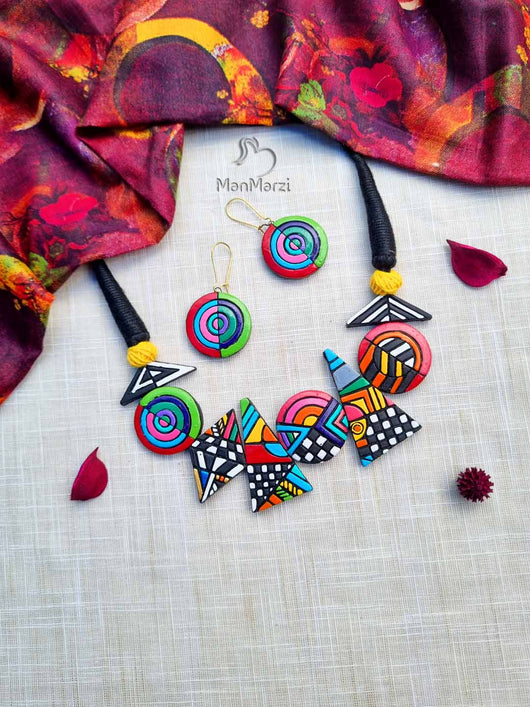 Bold and Beautiful- Geometric Patterns in Terracotta Jewellery