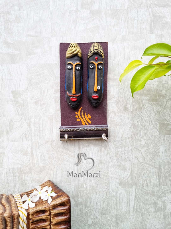 Handcrafted Terracotta Key Holder Artifacts for Exquisite Wall Decor