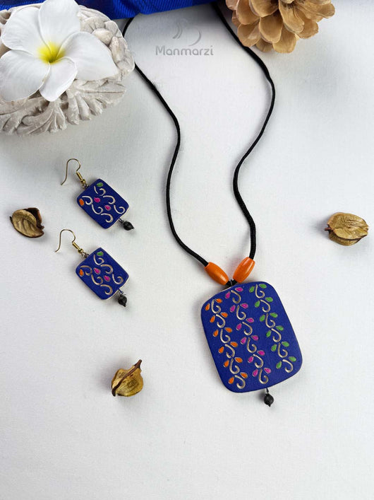Chitra- Handcrafted Terracotta Jewellery Set With Artisanal Detailing