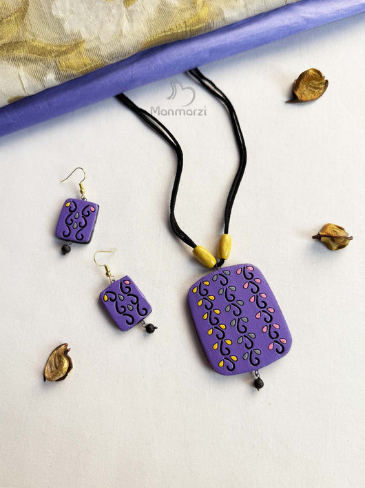 Chitra- Handcrafted Terracotta Jewellery Set With Artisanal Detailing