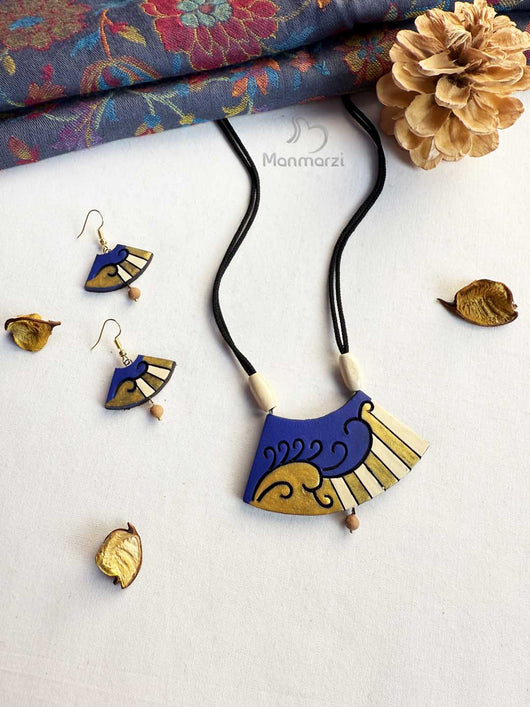 Roop- Handcrafted Terracotta Jewellery Set With Artisanal Detailing