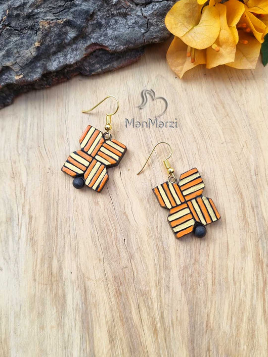 Handmade Unique Terracotta Earrings for Women