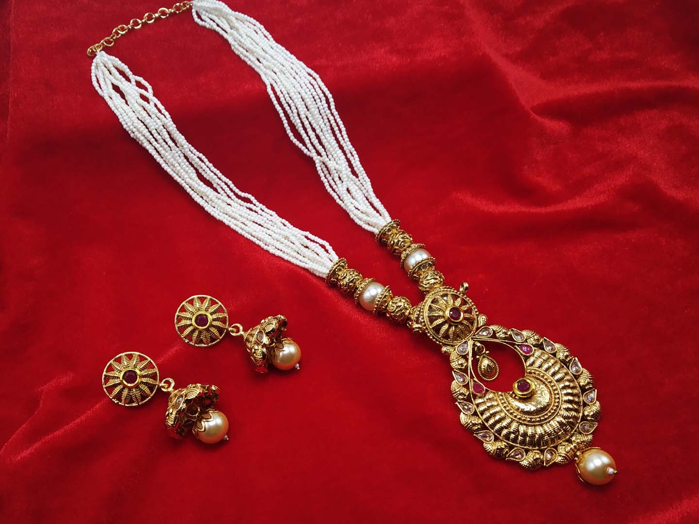 Artificial Pearl Jewellery Online - ManMarzi