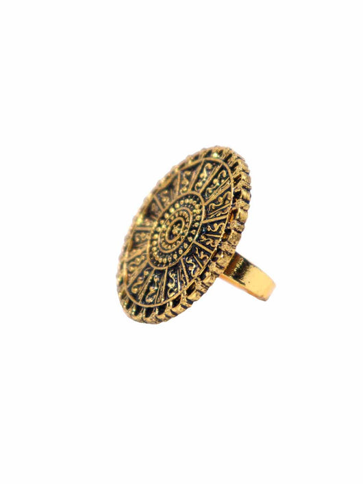 Gold Plated Finger Ring - ManMarzi
