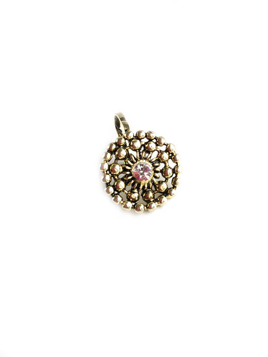 Golden Oxidised Clip On  Nose Pin