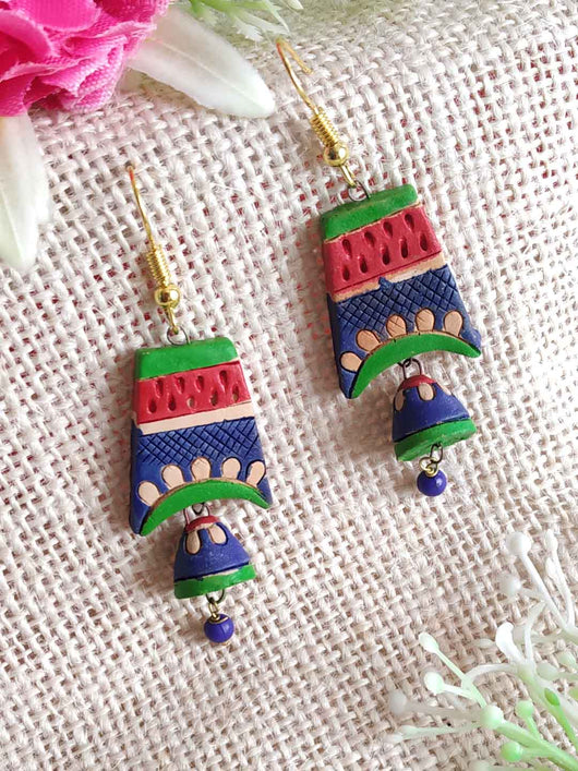 Beautifully Crafted Handmade Terracotta Earrings