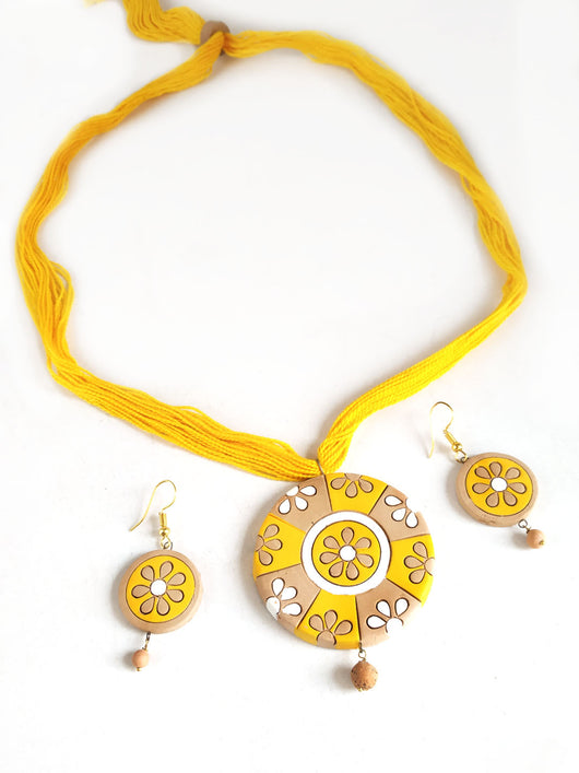 Handcrafted Terracotta Jewellery Set