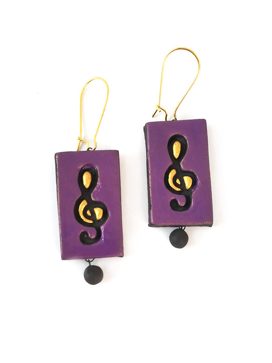 Beautifully Crafted Musical Terracotta Earrings for Women