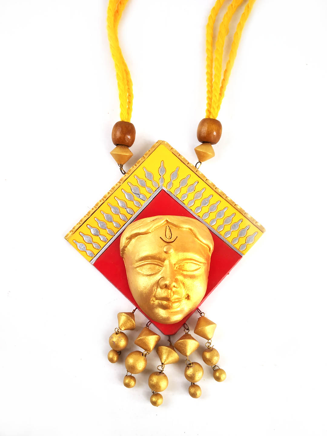 Exclusive Handcrafted Maa Durga Terracotta Jewellery Set