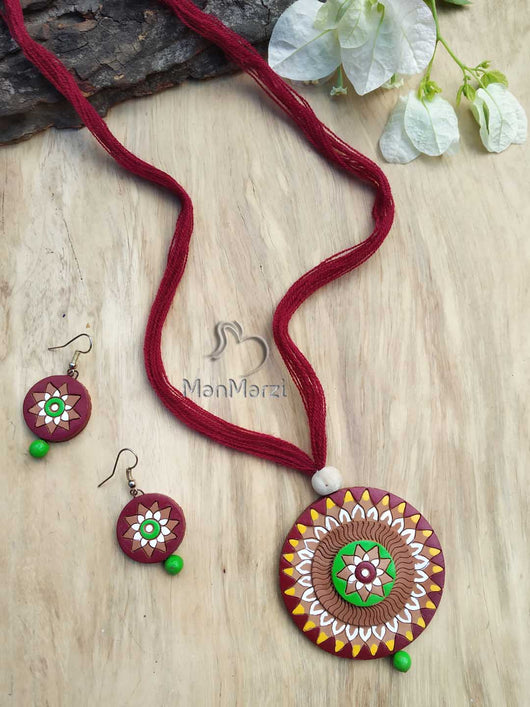 Ethnic Terracotta  Jewellery Set