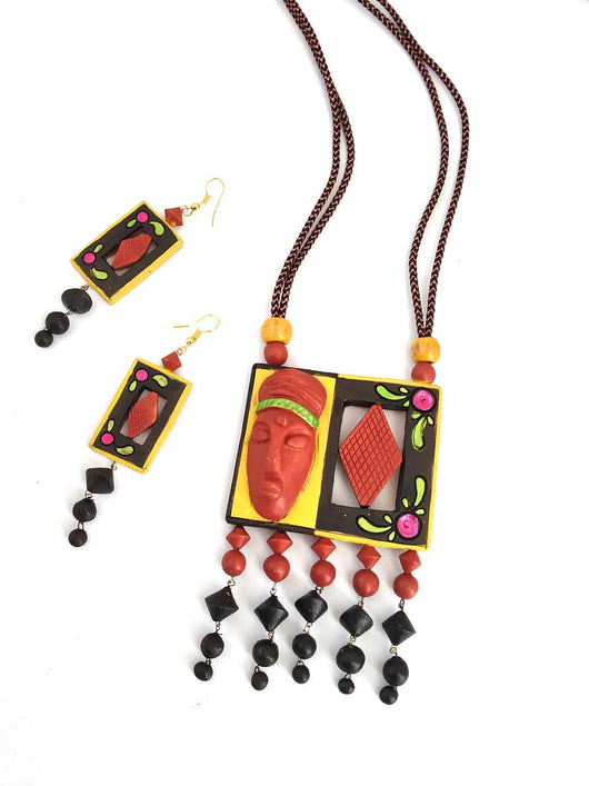 Exclusive Handcrafted Tribal Terracotta  Jewellery Set
