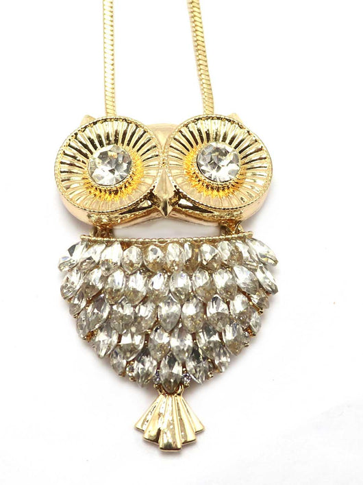 Owl Pendant With Chain - ManMarzi