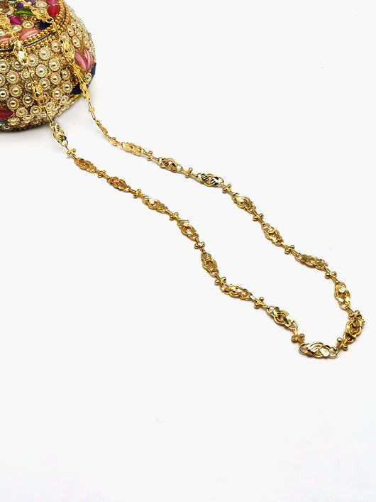 gold plated chain for ladies