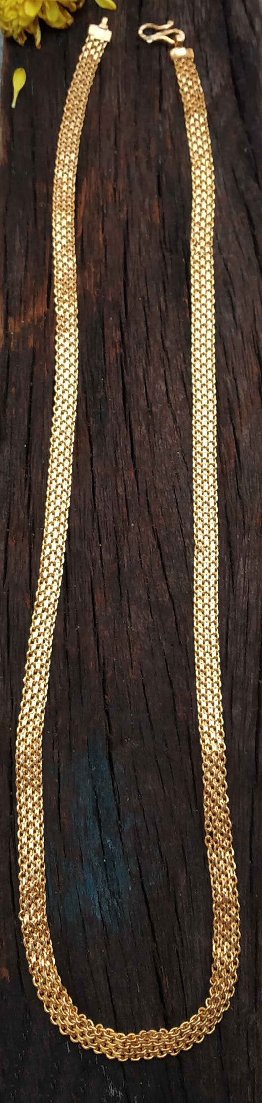 gold plated long chain for ladies